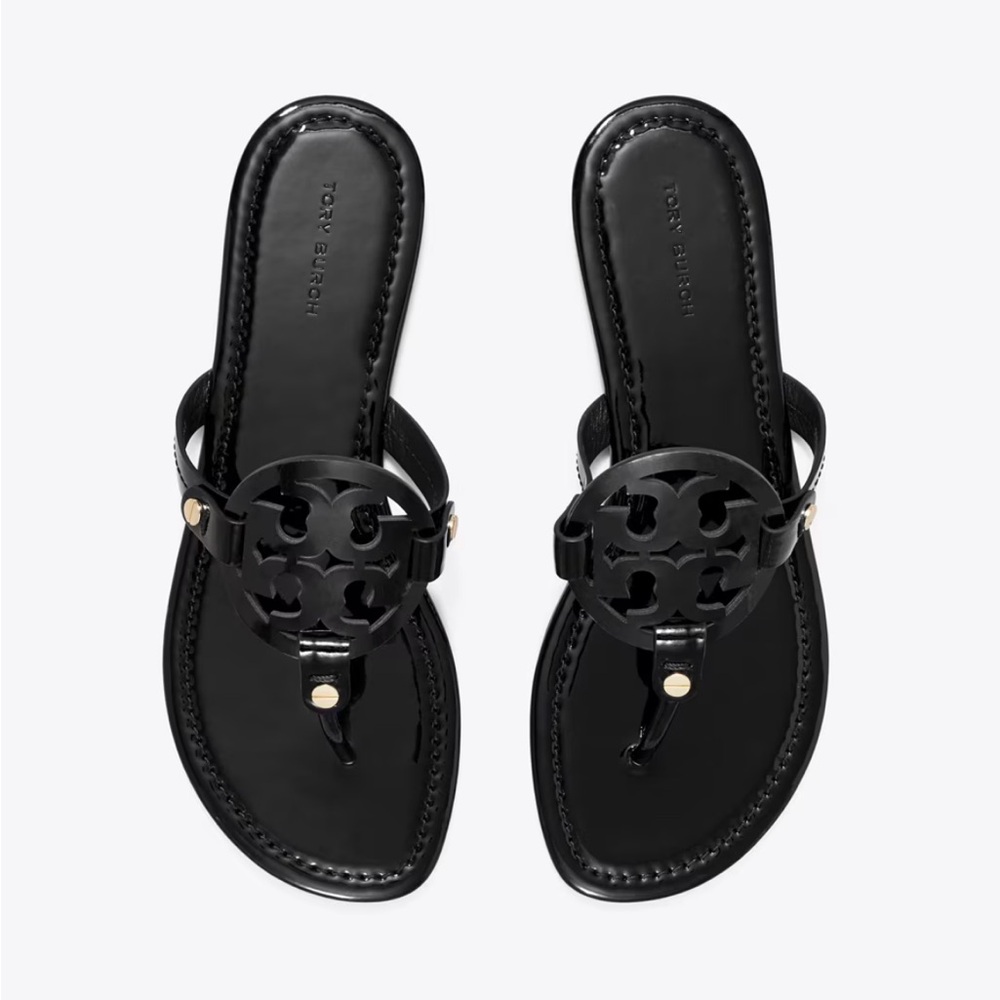 Black Tory Burch Miller Sandals